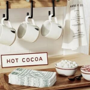Hearth and Hand by Magnolia towel recipe homemade hot cocoa  limited edition